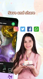 Birthday Video Maker with Song screenshot 6