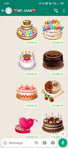 WASticker: Birthday Stickers screenshot 4