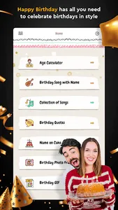 Happy Birthday Wishes, Songs screenshot 0