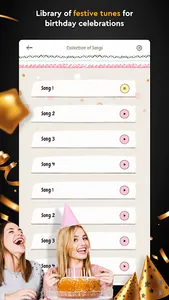 Happy Birthday Wishes, Songs screenshot 15