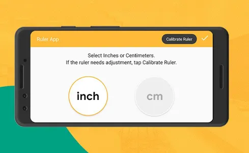 Pocket Ruler - Measure in inch screenshot 0