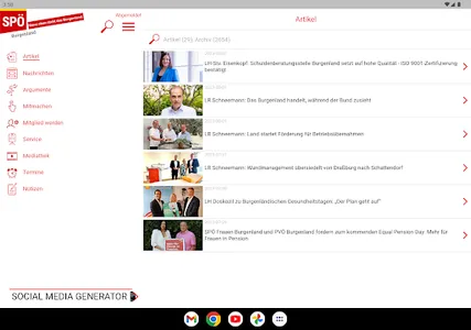 SPÖ Burgenland screenshot 7
