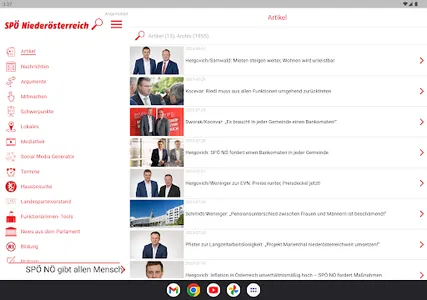 SPÖ Niederösterreich screenshot 6