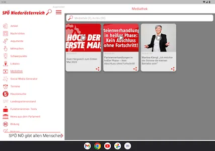 SPÖ Niederösterreich screenshot 9
