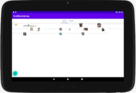 OneMillionDollarApp screenshot 2