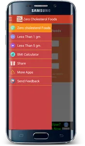 Zero & Low Cholesterol Foods screenshot 0