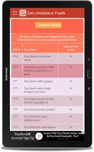 Zero & Low Cholesterol Foods screenshot 9