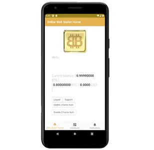 BitBar [BTB] Crypto Wallet screenshot 1