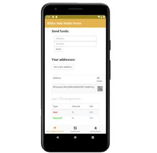 BitBar [BTB] Crypto Wallet screenshot 2