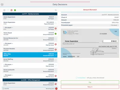 Nevada State Bank Positive Pay screenshot 7