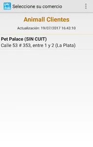 Animall Mayorista. Clientes screenshot 1