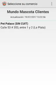 Mundo Mascota. Clientes screenshot 1