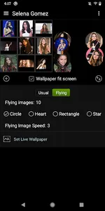 Selena Gomez LWP screenshot 1