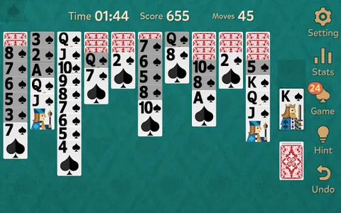 Spider Solitaire: Kingdom screenshot 14