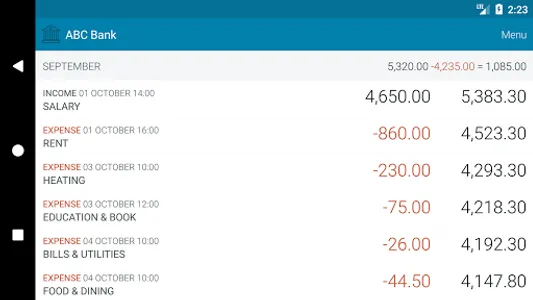 Account Book - Money Manager screenshot 8