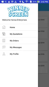 Winner Screen Vendor's App screenshot 1