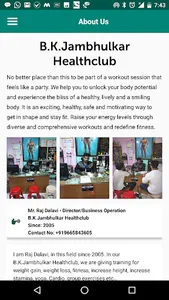 B.K.Jambhulkar Healthclub screenshot 5