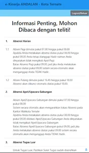 eKinerja Kota Ternate screenshot 9