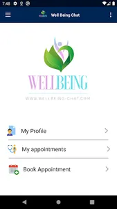 Well Being Chat screenshot 1
