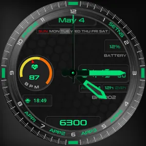 BKS002-Hybrid Watchface screenshot 11
