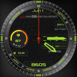 BKS002-Hybrid Watchface screenshot 9