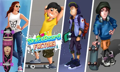 Skateboard craft Factory screenshot 0