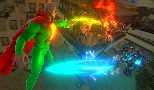 Black Flying Adam Fight Game screenshot 5