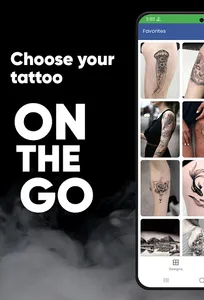 Black & White Tattoos Designs screenshot 5