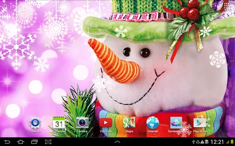 Snowman Live Wallpaper screenshot 8