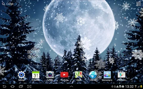 Winter Night Live Wallpaper screenshot 8