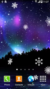 Winter Night Wallpaper screenshot 4