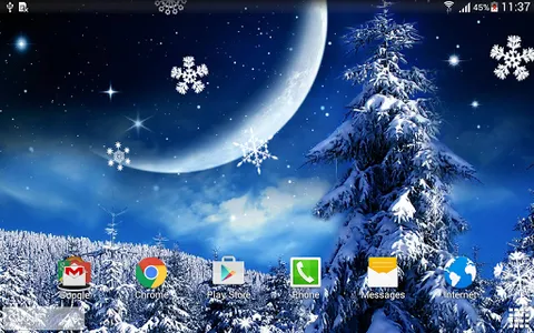 Winter Night Wallpaper screenshot 7