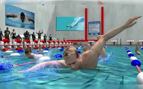 Swimming Race screenshot 12