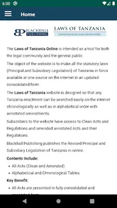 Laws of Tanzania screenshot 1