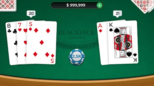 Blackjack screenshot 21