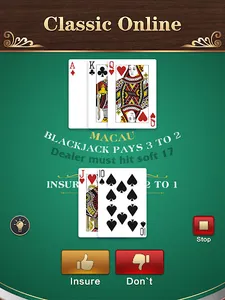 Blackjack: 21 Casino Card Game screenshot 10