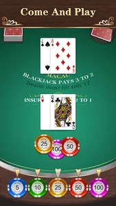 Blackjack: 21 Casino Card Game screenshot 4