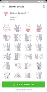 Stickers de Conejo screenshot 9