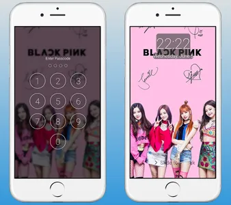 BlackPink Ice Cream Lock Scree screenshot 2