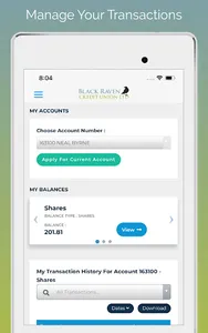 Black Raven Credit Union screenshot 4