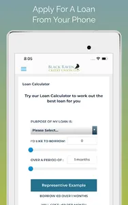 Black Raven Credit Union screenshot 5