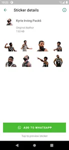 Kyrie Irving Stickers screenshot 16