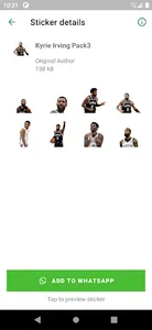 Kyrie Irving Stickers screenshot 3