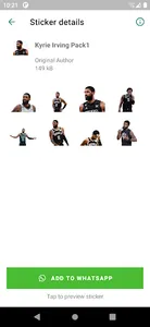 Kyrie Irving Stickers screenshot 8