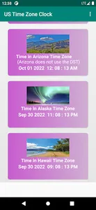 US Time Zone Clock screenshot 3