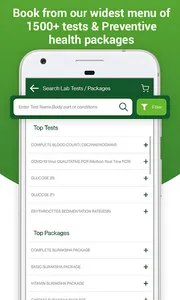 Dr B Lal Labs screenshot 1