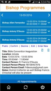 Parishinfo screenshot 3