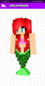 Cute Mermaid Skin screenshot 4