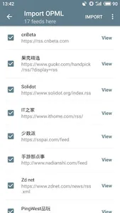 Rolly RSS Reader screenshot 2
