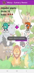 Bliccy: Sumas y Restas screenshot 2
